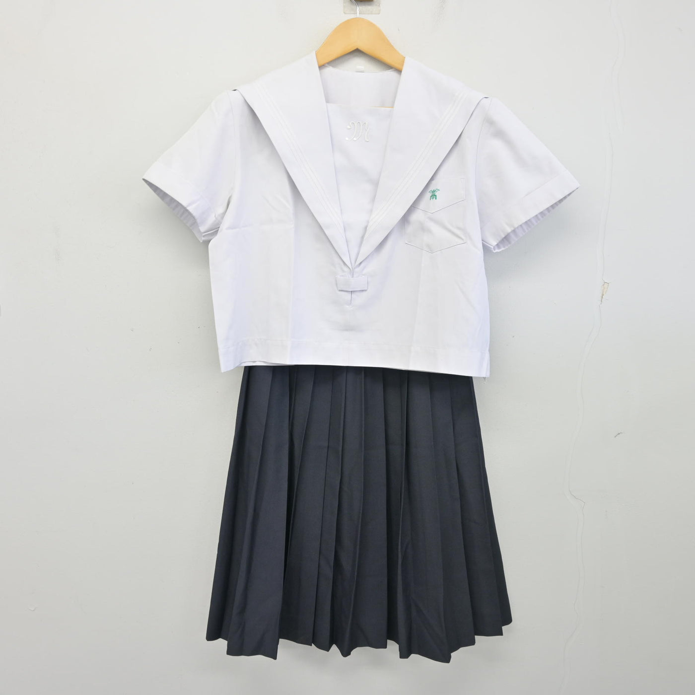 【中古】兵庫県 姫路南高等学校 女子制服 3点 (セーラー服・スカート) sf101571