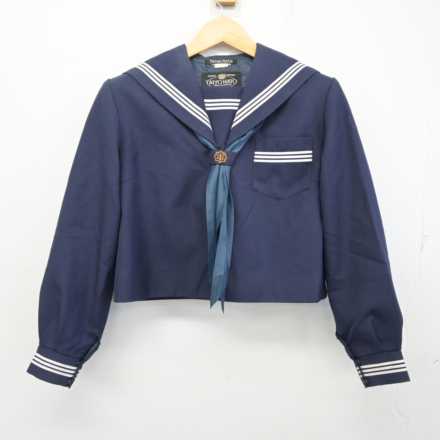 【中古】兵庫県 姫路南高等学校/旧制服 女子制服 4点 (セーラー服・スカート・スカート) sf101575