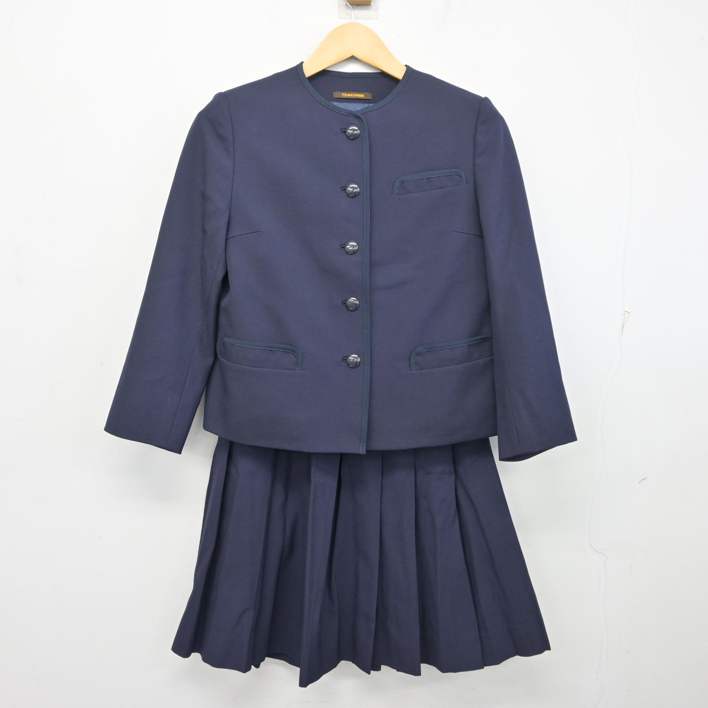 【中古】群馬県 高松中学校 女子制服 3点 (ブレザー・ベスト・スカート) sf101576