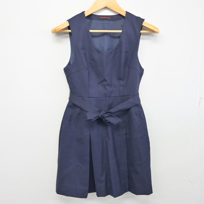 【中古】広島県 広島大学附属福山中・高等学校 女子制服 3点 (ブレザー・ジャンパースカート・シャツ) sf101584