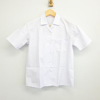 【中古】広島県 広島大学附属福山中・高等学校 女子制服 2点 (ジャンパースカート・シャツ) sf101585