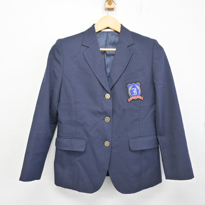 【中古】静岡県 清水飯田中学校 女子制服 4点 (ブレザー・シャツ・スカート) sf101588