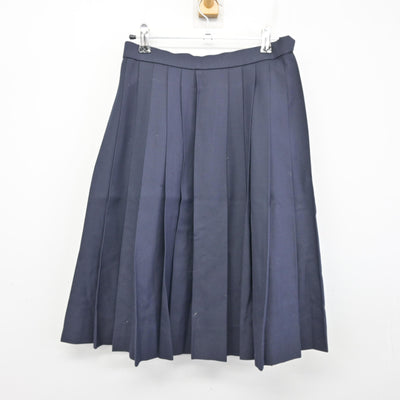 【中古】静岡県 清水第二中学校 女子制服 3点 (ブレザー・ニットベスト・スカート) sf101590