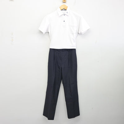 【中古】大阪府 白鷺中学校 女子制服 2点 (シャツ・ズボン) sf101619