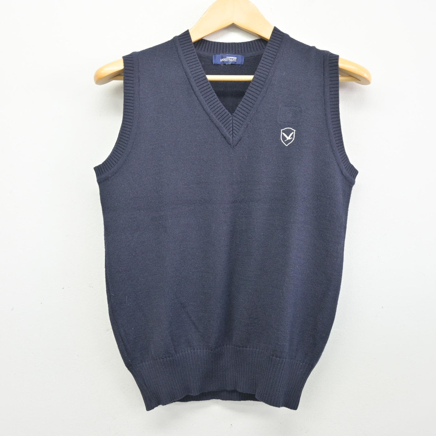 【中古】大阪府 白鷺中学校 女子制服 3点 (ニットベスト・シャツ・スカート) sf101620