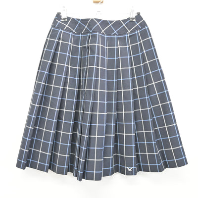 【中古】大阪府 白鷺中学校 女子制服 3点 (ニットベスト・シャツ・スカート) sf101620