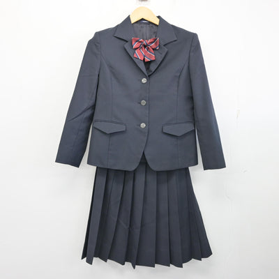 【中古】福岡県 福岡大学附属大濠高等学校 女子制服 3点 (ブレザー・スカート) sf101628