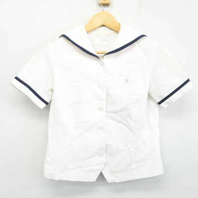 【中古】岐阜県 多治見西高等学校附属中学校 女子制服 2点 (ニット・セーラー服) sf101636