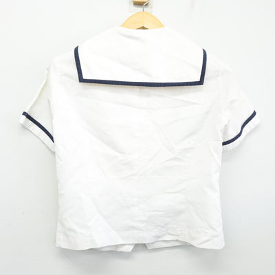 【中古】岐阜県 多治見西高等学校附属中学校 女子制服 2点 (ニット・セーラー服) sf101636