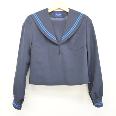【中古】岐阜県 岐北中学校 女子制服 3点 (セーラー服・スカート・スカート) sf101648