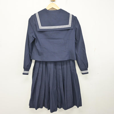 【中古】静岡県 周南中学校 女子制服 2点 (セーラー服・スカート) sf101665