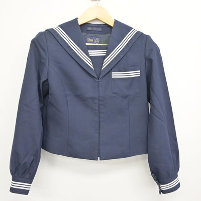 【中古】静岡県 周南中学校 女子制服 2点 (セーラー服・スカート) sf101665