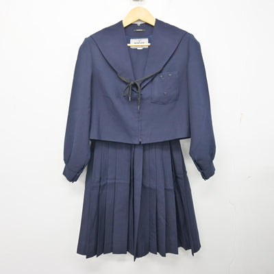 【中古】愛知県 大曽根中学校 女子制服 3点 (セーラー服・スカート) sf101702