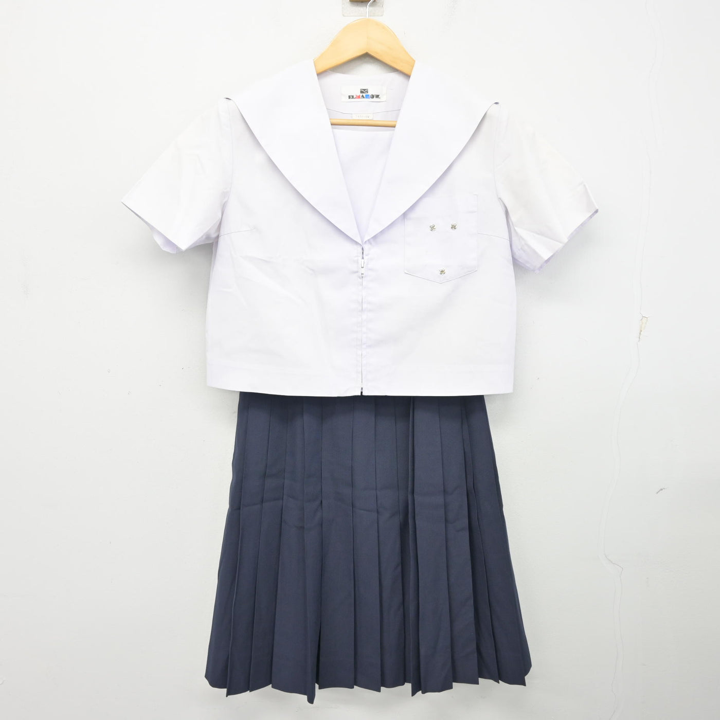 【中古】愛知県 大曽根中学校 女子制服 2点 (セーラー服・スカート) sf101704