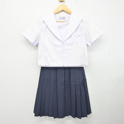 【中古】愛知県 大曽根中学校 女子制服 2点 (セーラー服・スカート) sf101706