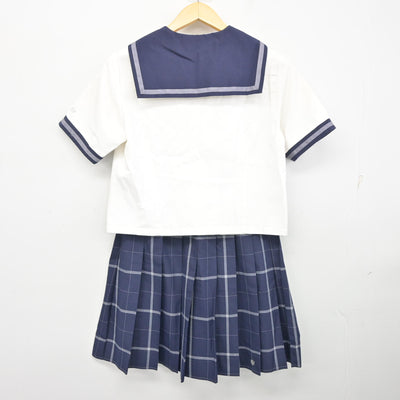 【中古】東京都 武蔵野大学中学校・高等学校 女子制服 3点 (セーラー服・スカート) sf101710