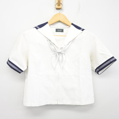 【中古】東京都 武蔵野大学中学校・高等学校 女子制服 3点 (セーラー服・スカート) sf101710