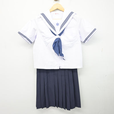 【中古】千葉県 東国分中学校 女子制服 3点 (セーラー服・スカート) sf101725