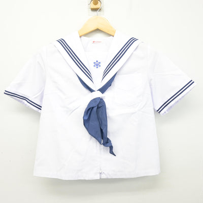 【中古】千葉県 東国分中学校 女子制服 3点 (セーラー服・スカート) sf101725
