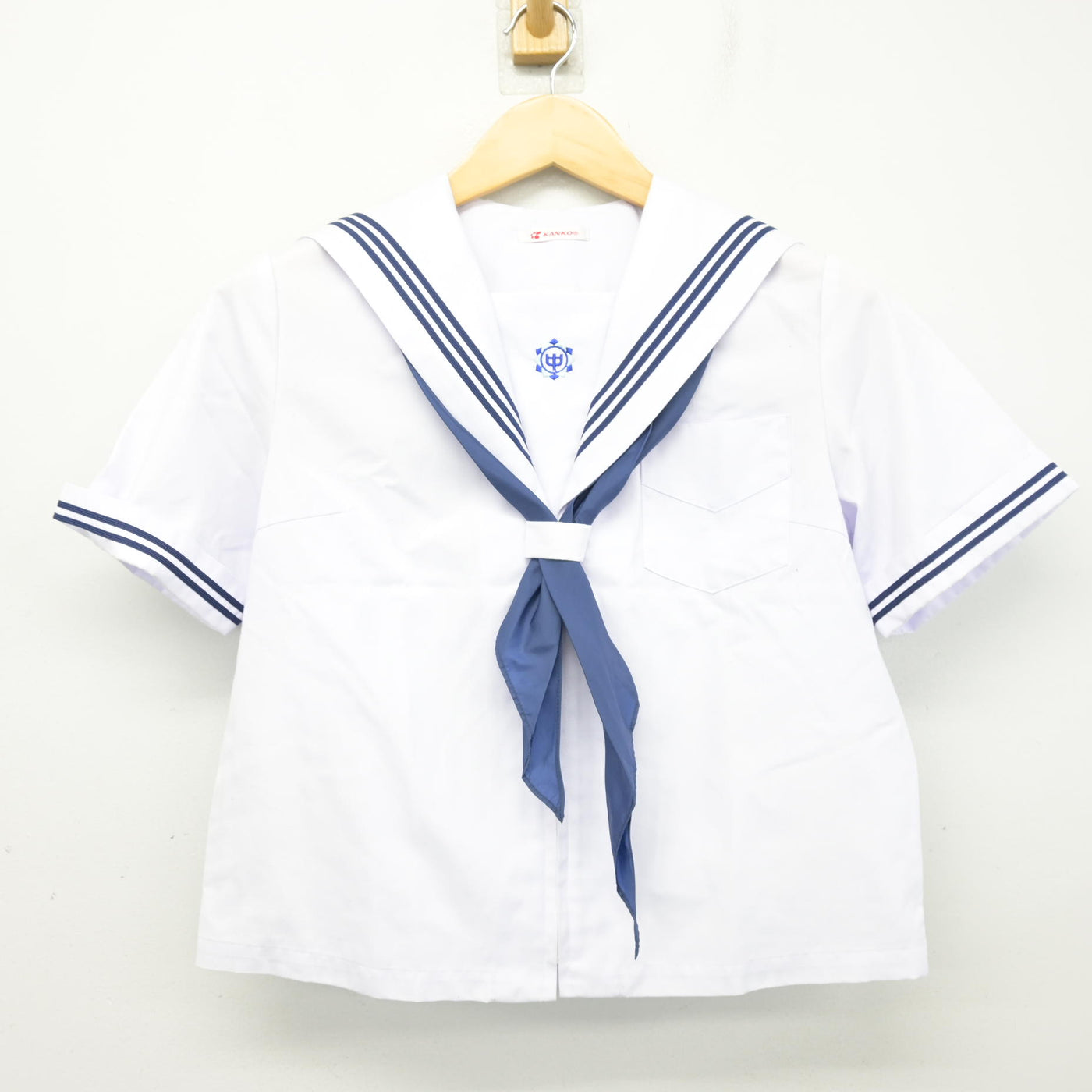 【中古】千葉県 東国分中学校 女子制服 3点 (セーラー服・スカート) sf101726