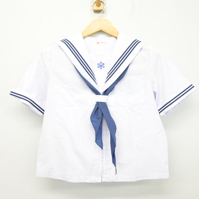 【中古】千葉県 東国分中学校 女子制服 3点 (セーラー服・スカート) sf101726
