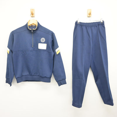 【中古】千葉県 東国分中学校 女子制服 2点 (ジャージ 上・ジャージ 下) sf101728