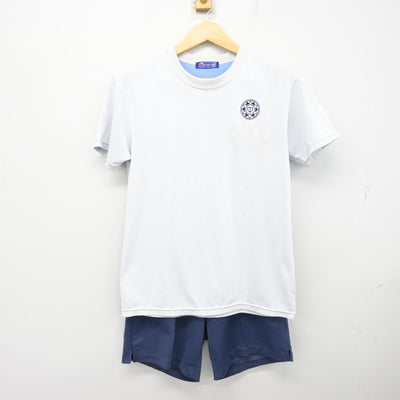 【中古】千葉県 東国分中学校 女子制服 2点 (体操服 上・体操服 下) sf101730