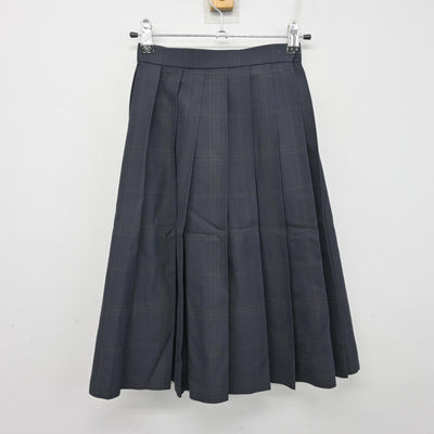 【中古】広島県 五日市中学校 女子制服 2点 (シャツ・スカート) sf101738