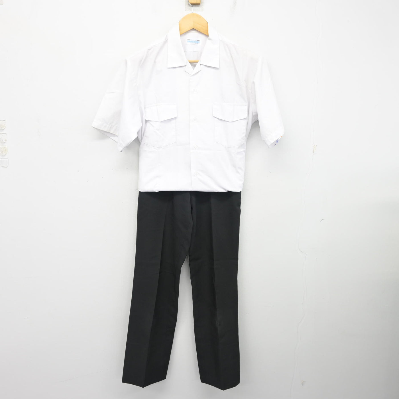 【中古】佐賀県 佐賀市立 城東中学校 男子制服 2点 (シャツ・ズボン) sf101739