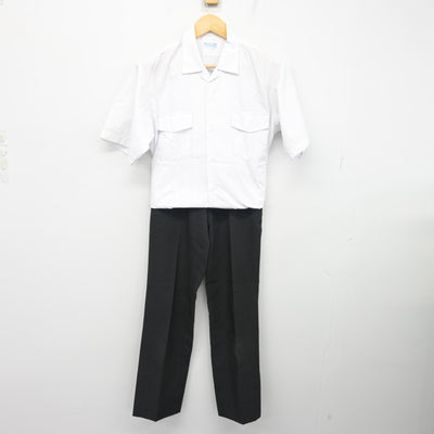【中古】佐賀県 佐賀市立 城東中学校 男子制服 2点 (シャツ・ズボン) sf101739