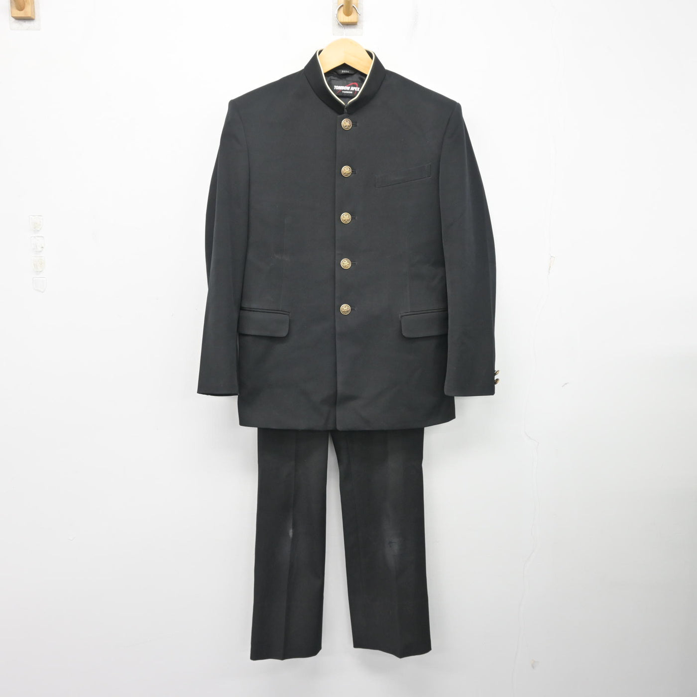 【中古】佐賀県 佐賀市立 城東中学校 男子制服 2点 (学ラン・ズボン) sf101740