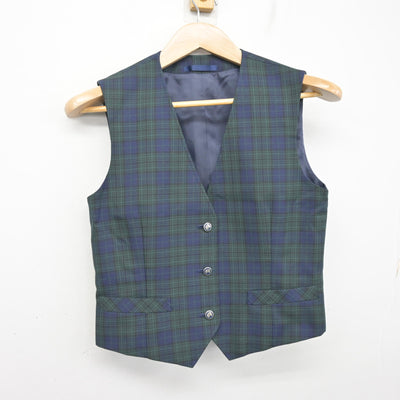 【中古】神奈川県 桐光学園中学校・高等学校/旧制服 女子制服 3点 (ベスト・スカート) sf101745