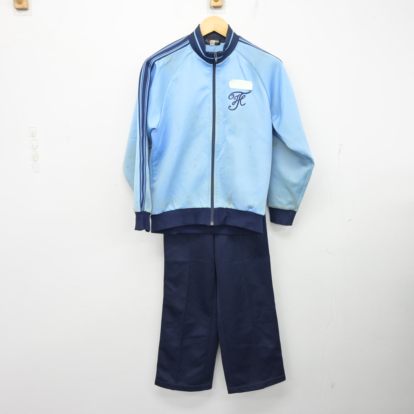 中古】神奈川県 東橘中学校 女子制服 2点 (ジャージ 上・ジャージ 下