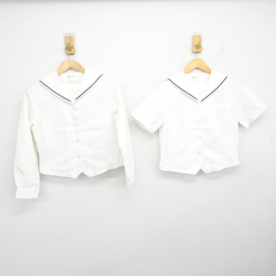【中古】岐阜県 加納高等学校 女子制服 2点 (セーラー服・セーラー服) sf101757
