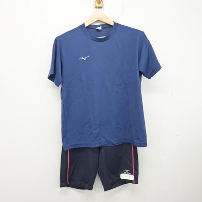 【中古】神奈川県 幸高等学校 女子制服 2点 (体操服 上・体操服 下) sf101771