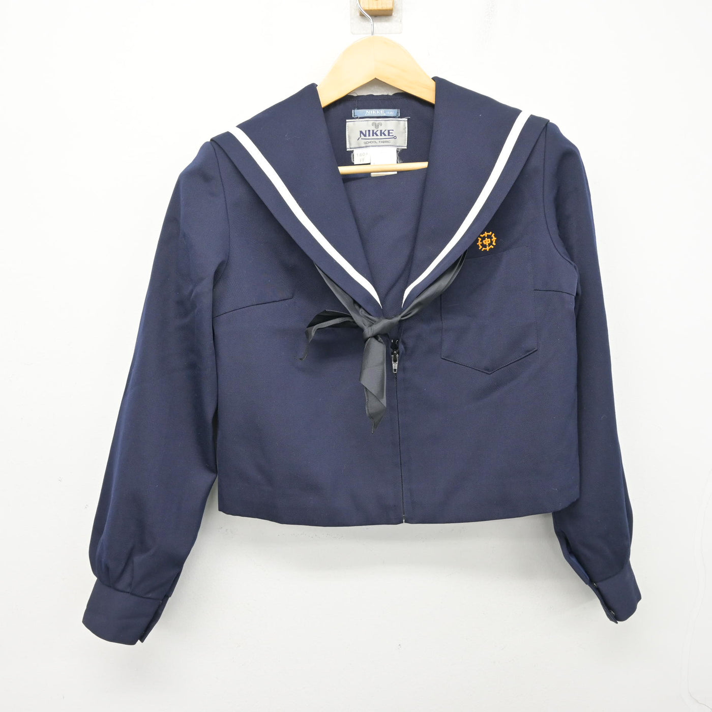 【中古】三重県 正和中学校 女子制服 3点 (セーラー服・スカート) sf101772