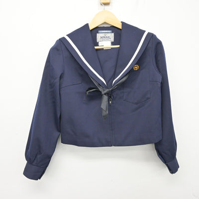 【中古】三重県 正和中学校 女子制服 3点 (セーラー服・スカート) sf101772