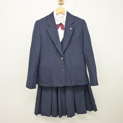 【中古】愛知県 春日井南高等学校/旧制服 女子制服 6点 (ブレザー・ベスト・シャツ・スカート) sf101773