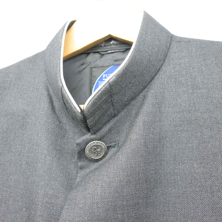 【値下げ】大濠中学高校 学生服 学ラン 学生服 学ラン 180A 男子 富士ヨット 上着 丸洗い可 ウール混 福岡大学