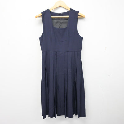 【中古】福岡県 筑紫女学園中学・高等学校 女子制服 2点 (セーラー服・ジャンパースカート) sf101779