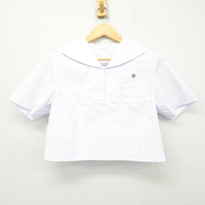 【中古】福岡県 筑紫女学園中学・高等学校 女子制服 2点 (セーラー服・スカート) sf101781