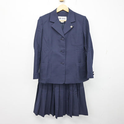 【中古】埼玉県 宮前中学校 女子制服 4点 (ブレザー・ベスト・スカート) sf101782