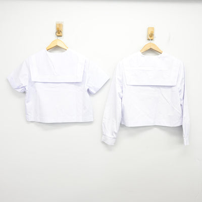 【中古】兵庫県 姫路東高等学校 女子制服 2点 (セーラー服) sf101784