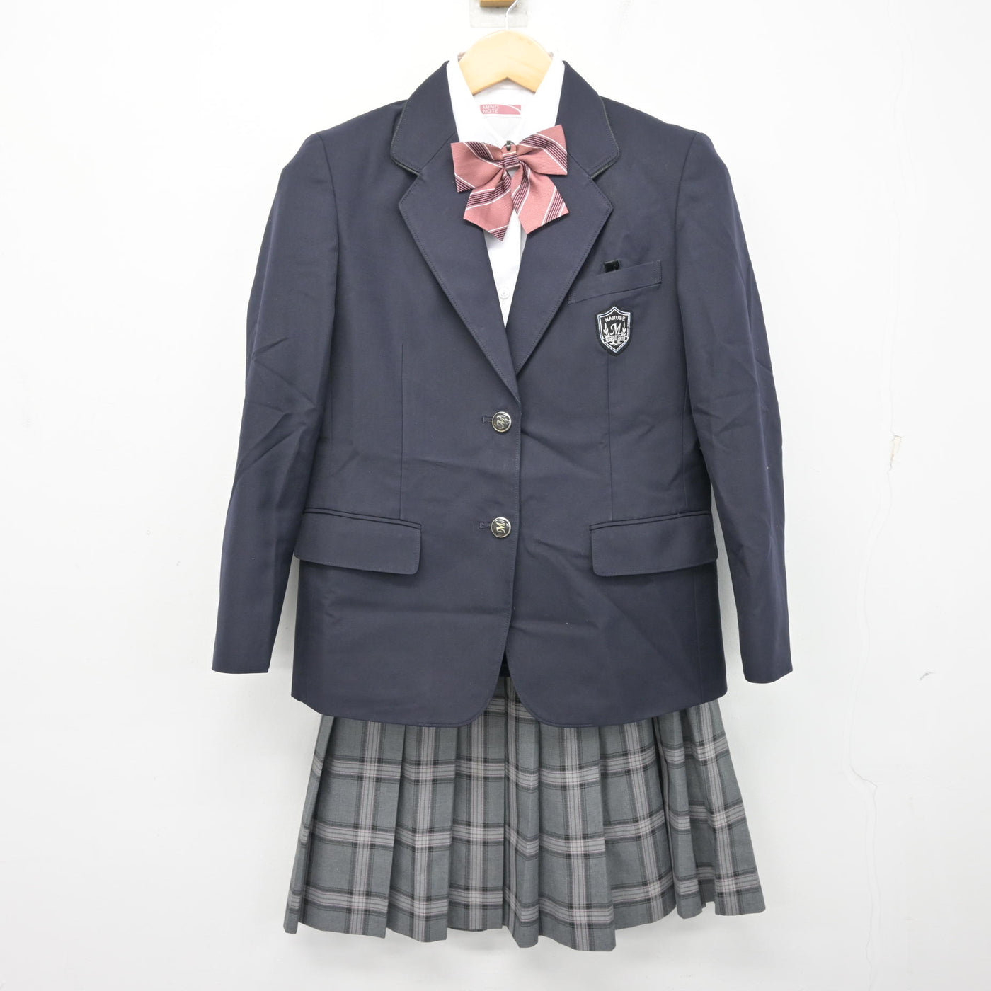 【中古】宮城県 鳴瀬未来中学校 女子制服 4点 (ブレザー・シャツ・スカート) sf101785