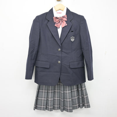 【中古】宮城県 鳴瀬未来中学校 女子制服 4点 (ブレザー・シャツ・スカート) sf101785