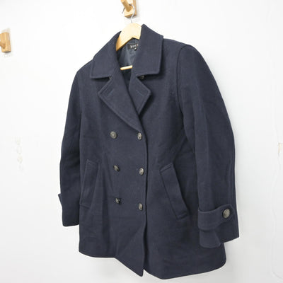 【中古】福岡県 福岡教育大学附属福岡中学校 女子制服 1点 (コート) sf101793