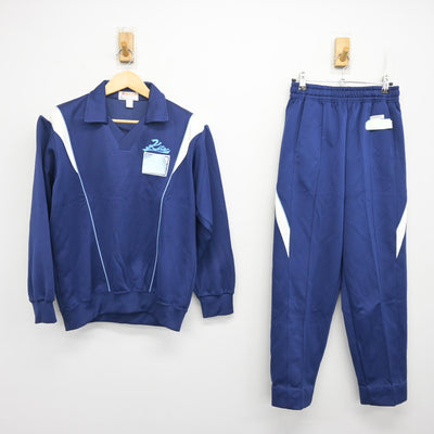 【中古】埼玉県 越谷市立北中学校 女子制服 2点 (ジャージ 上・ジャージ 下) sf101800