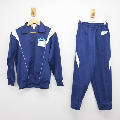 【中古】埼玉県 越谷市立北中学校 女子制服 2点 (ジャージ 上・ジャージ 下) sf101802