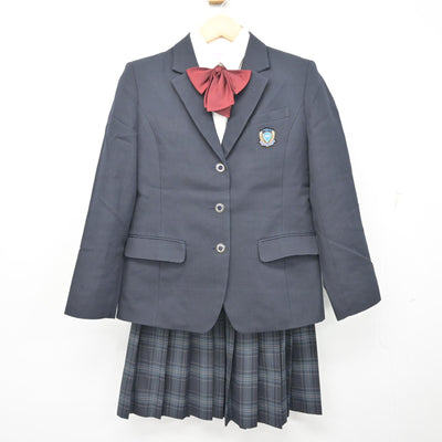 【中古】埼玉県 花咲徳栄高等学校 女子制服 4点 (ブレザー・シャツ・スカート) sf101813