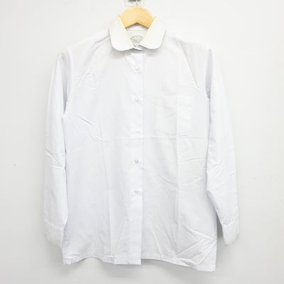 【中古】広島県 野坂中学校 女子制服 2点 (シャツ・スカート) sf101823